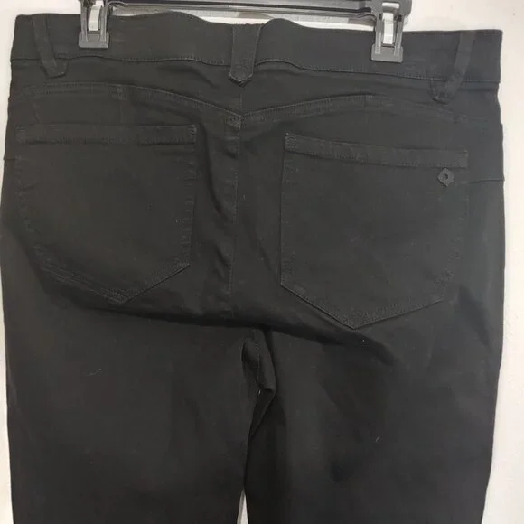 Democracy Ab Solution Straight Leg Women Jean Size 16 Black - Picture 3 of 5